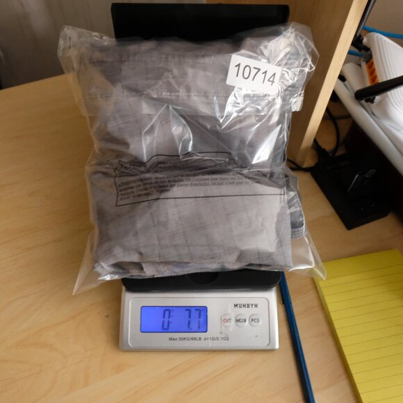 Quiksilver Amphibians Board Shorts Mens 34 Gray Striped Swim Stretch - Picture 5 of 5